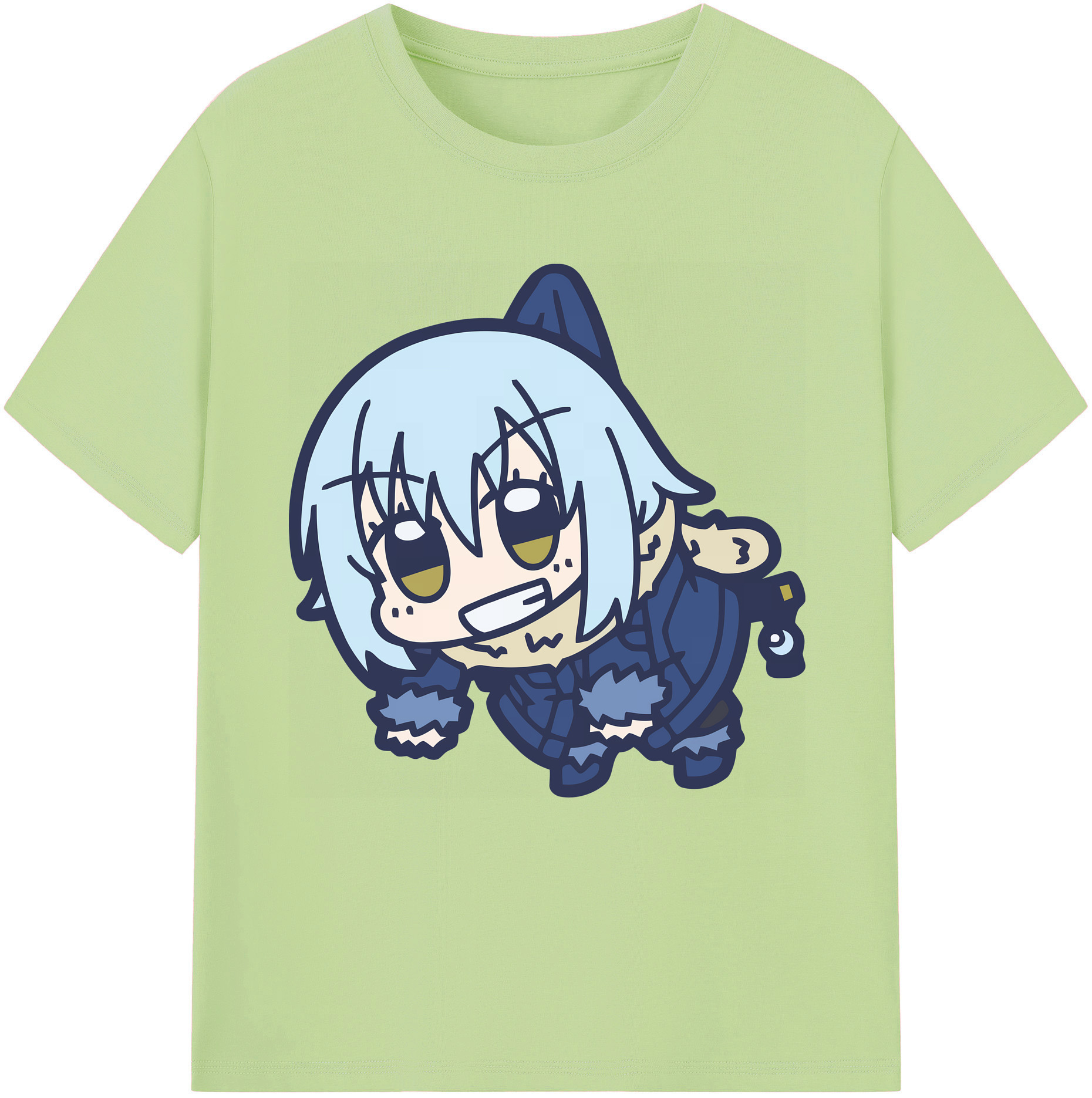 （画像用） 転スラ Regarding Reincarnated to Slime 綿100％半袖Tシャツ（フロントプリント）